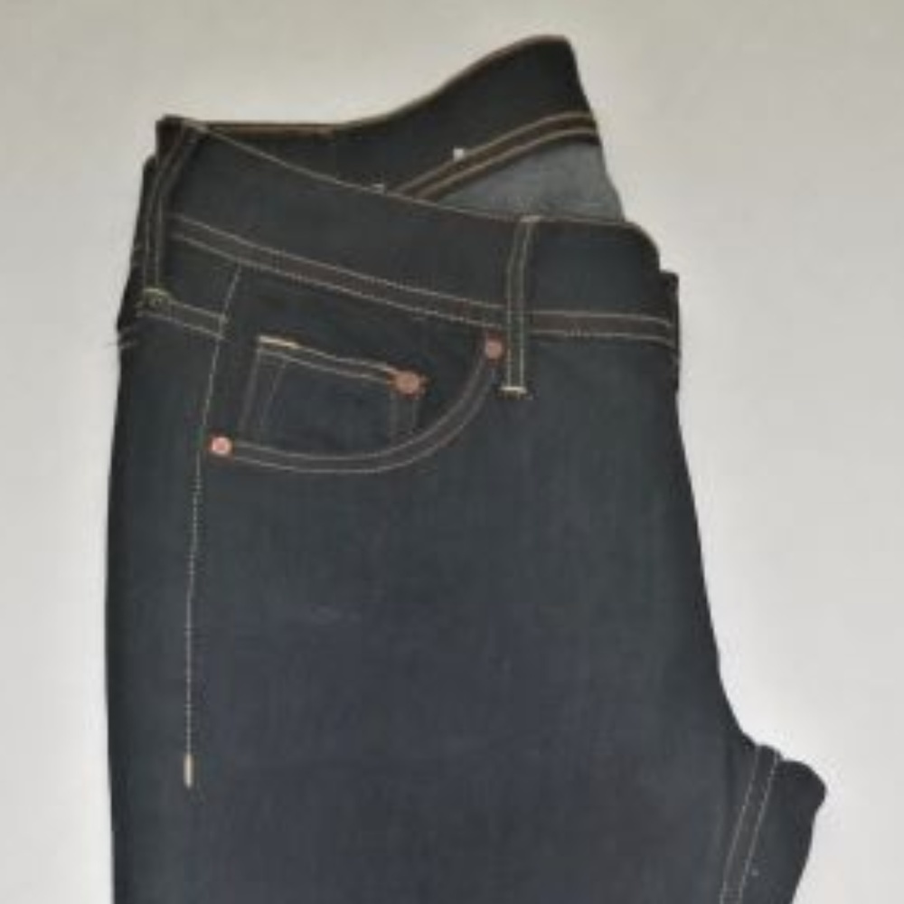 20% OFF - H&M Dark Indigo Straight Leg Jeans, 27 - Picture 5 of 8